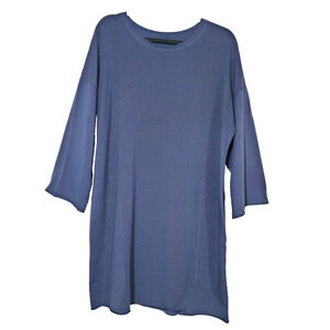 Urban Muu Muu Lounge Dress Short Tunic Pockets Sweatshirt Supima Cotton Modal